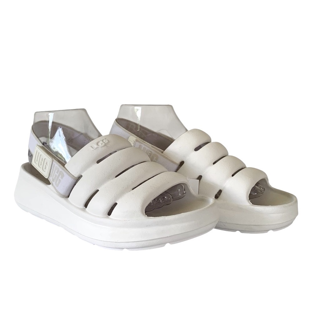 UGG White Sport Yeah Sandals - Picture 3 of 11